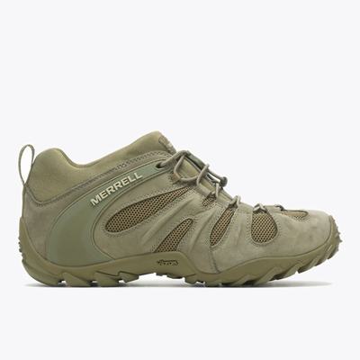 Merrell Cham 8 Stretch Tactical Arbetsskor Herr MörkOlivgröna (SE153790)
